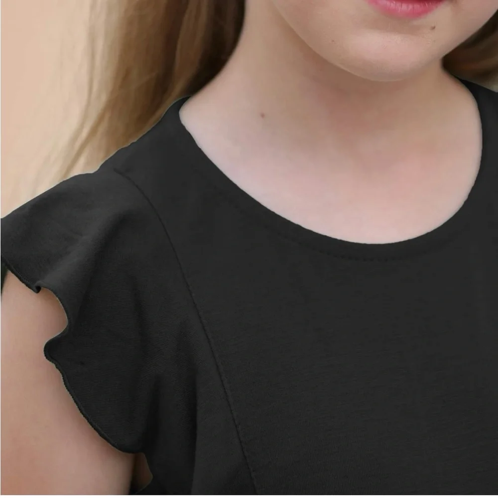 NWT Gorlya Girls Dress 7Y-8Y Black - Picture 3 of 9